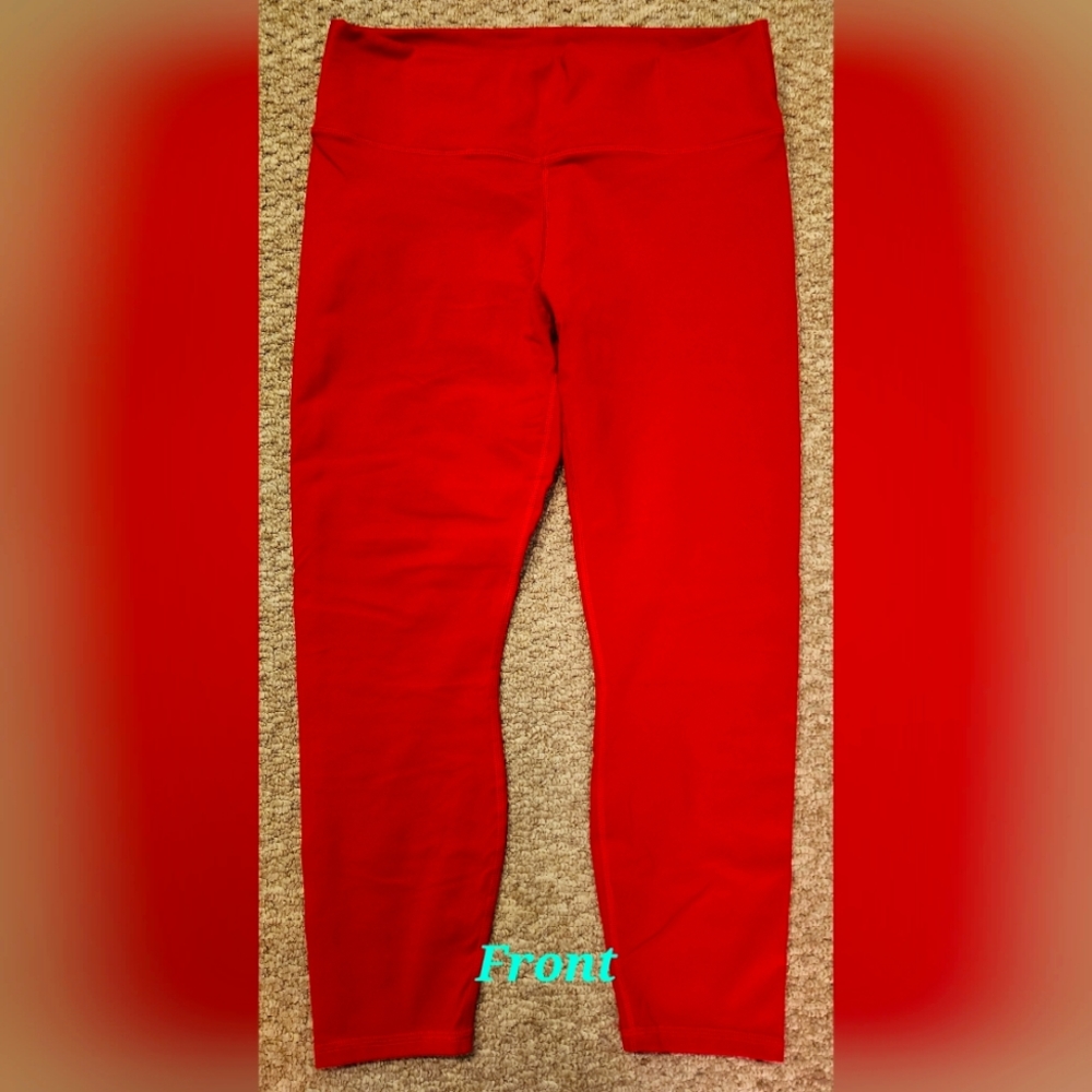 XL Define PowerHold® High-Waisted 7/8 Legging - Red